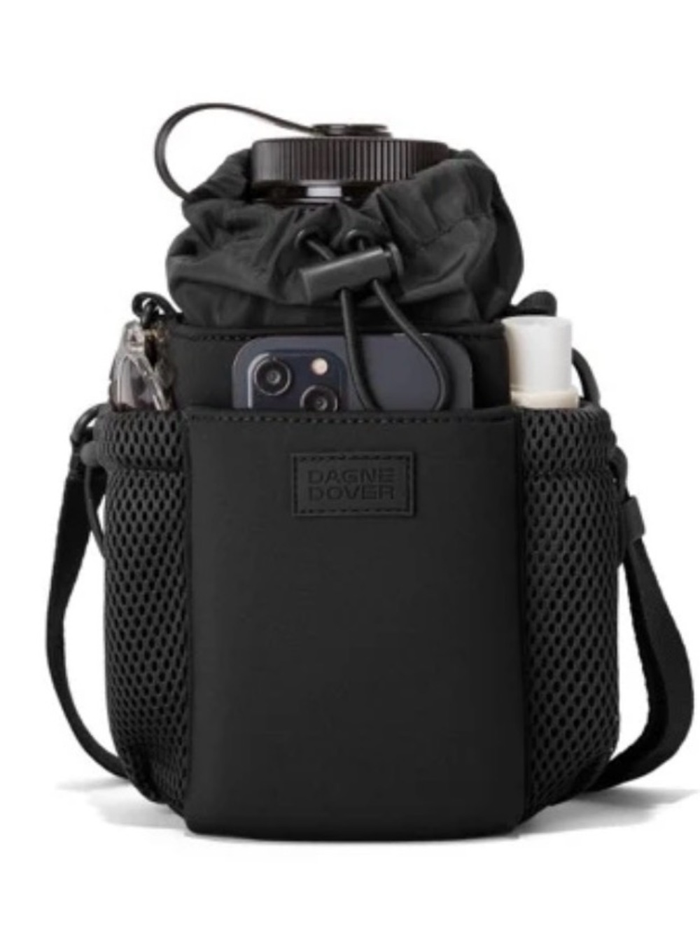 Dagne Dover Sloan Water Bottle Black Backpack